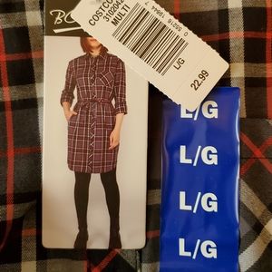 **NEW** plaid dress